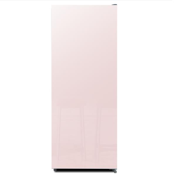 하이얼 글라스 도어 냉동고 155L 핑크(HUF167MDP)